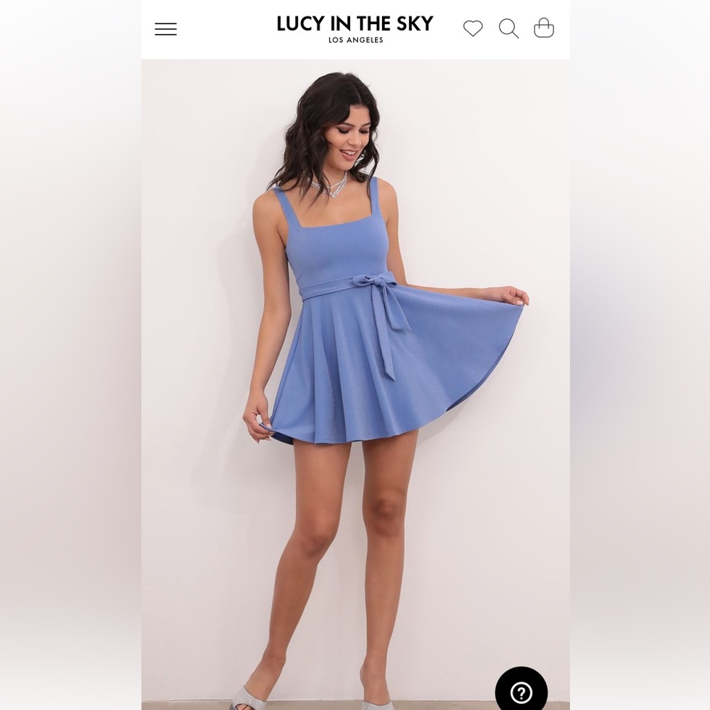 Never worn no tags Lucy in the Sky XS periwinkle dress